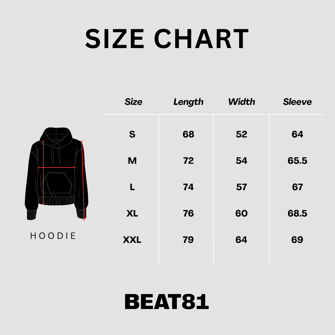 BEAT81 Organic Unisex Hoodie